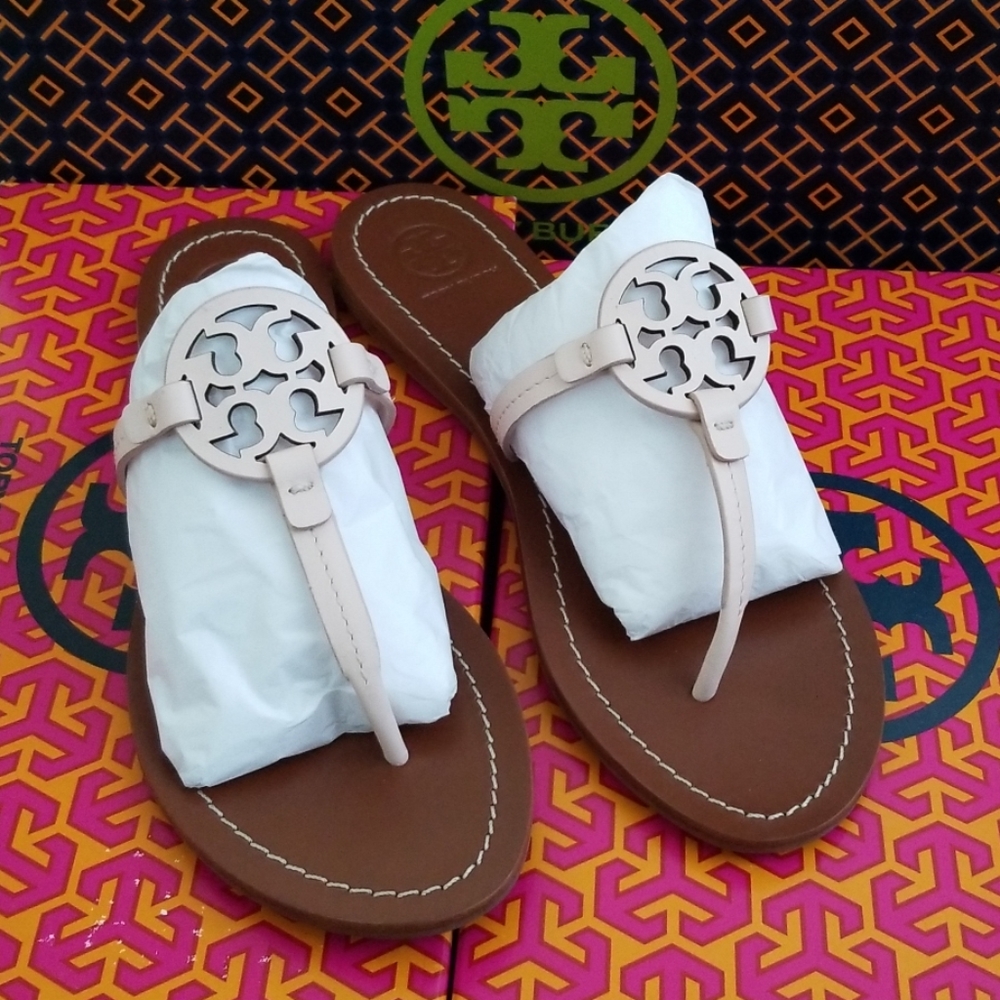 Tory Burch Gabriel Flat Thong / Ballet Pink - Picture 2 of 6